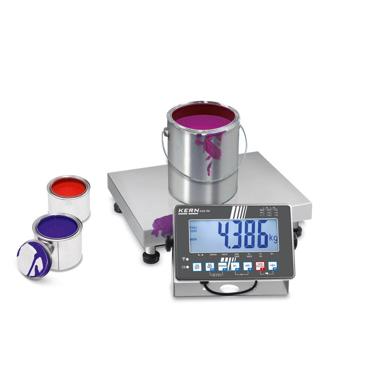 Edelstahl-Plattformwaage KERN SXS 100K-2M