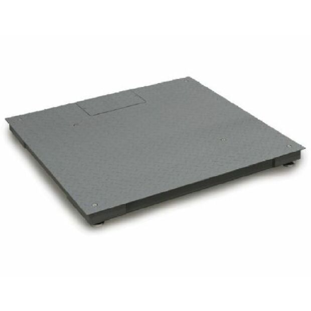 Wägebrücke Stahl, lackiert 1500x1500x80 mm: Max 3000 kg: e=1 kg: d=1 kg: