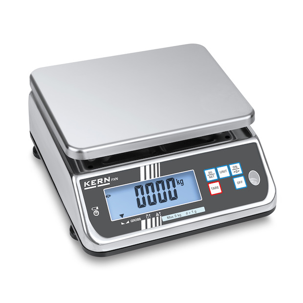 IP-geschützte Tischwaage KERN FXN 10K-3N