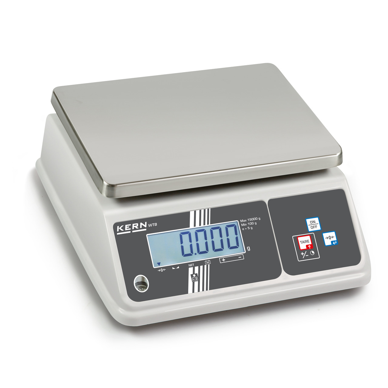 IP-geschützte Tischwaage KERN WTB 1K-4N
