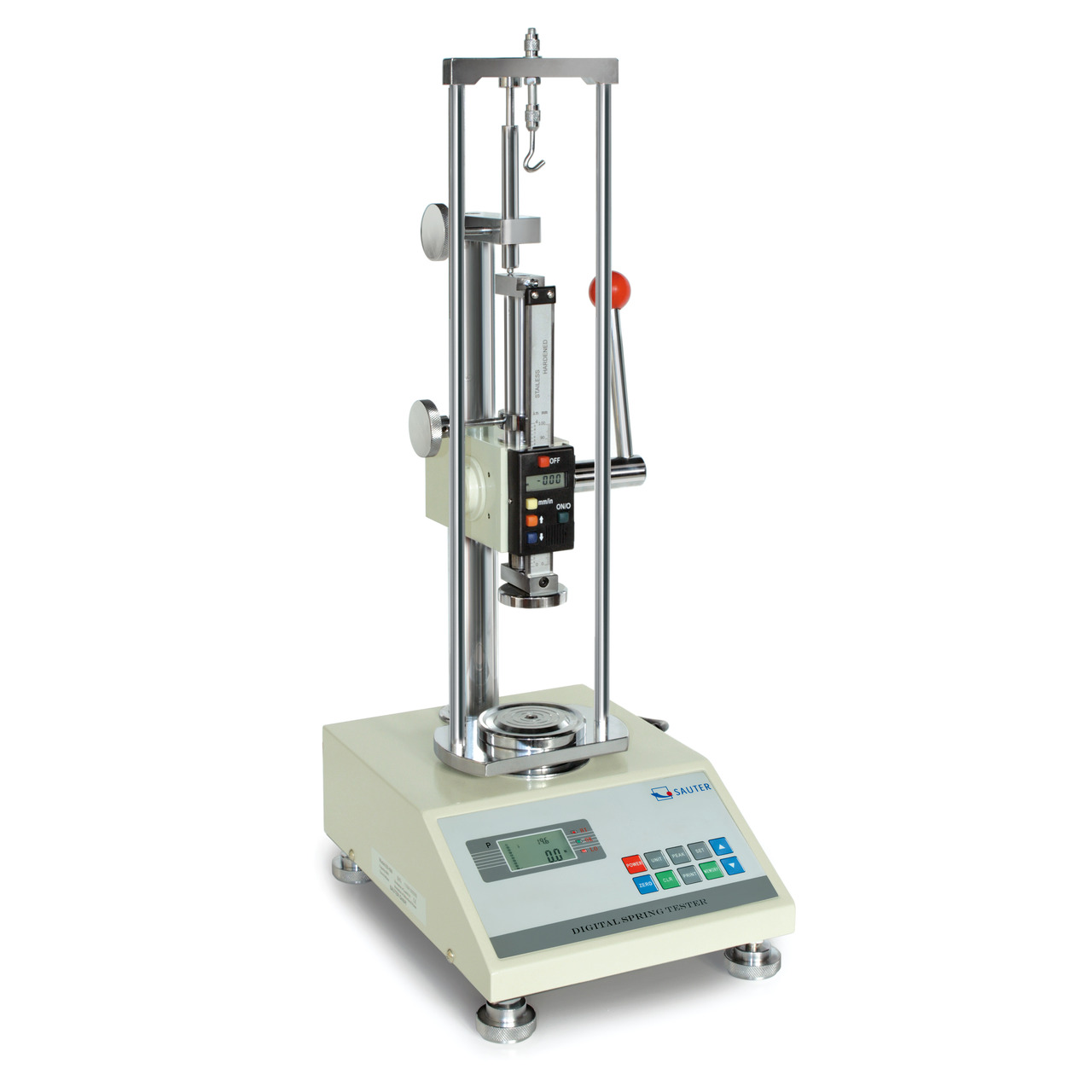 Federprüfsystem - elektronisch, eine Kolumne Max 500 N, d= 0,1 N