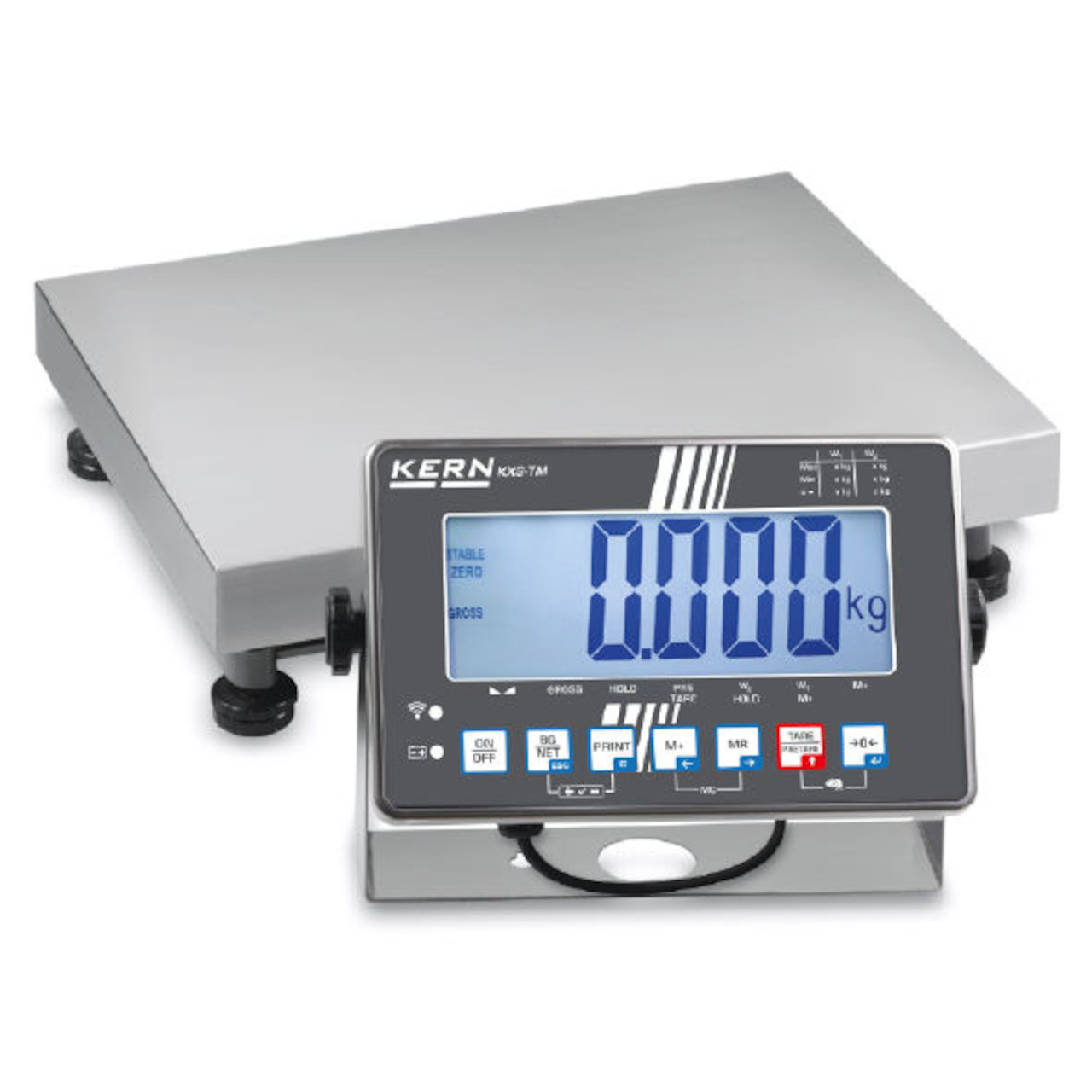 Plattformwaage mit Edelstahl-Auswertegerät KERN IXS 30K-3