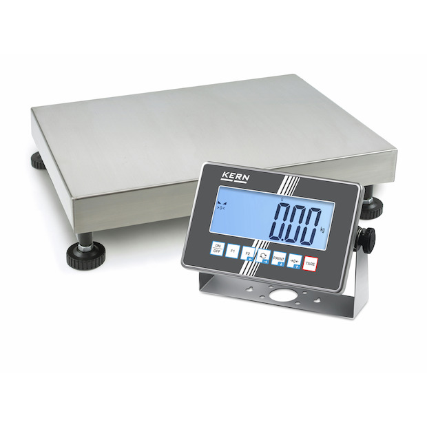 IoT-Line Plattformwaage mit Edelstahl-Auswertegerät KERN IXC 100K-2LM