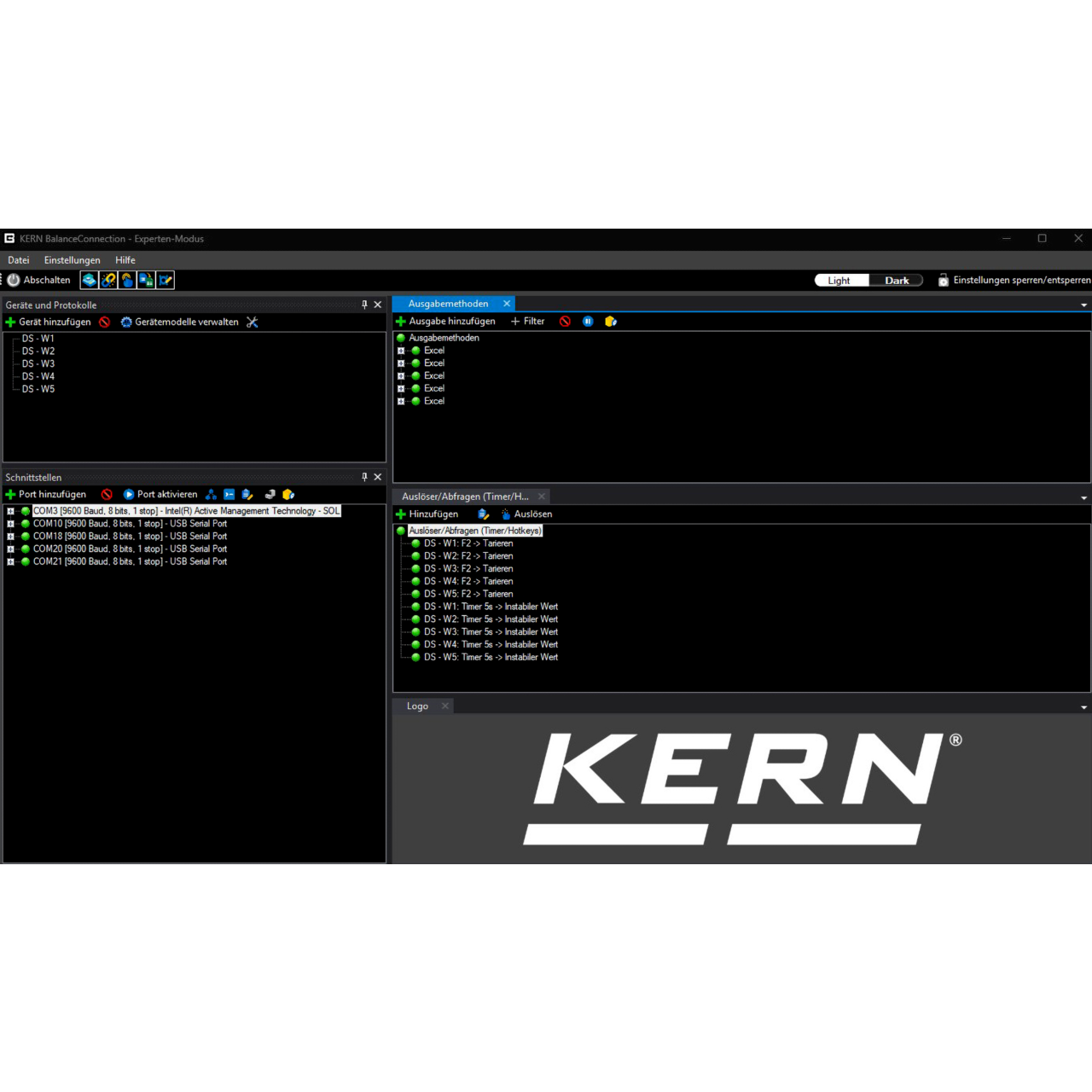 Software KERN BalanceConnection SCD-4.0-PRO-DL-AS05