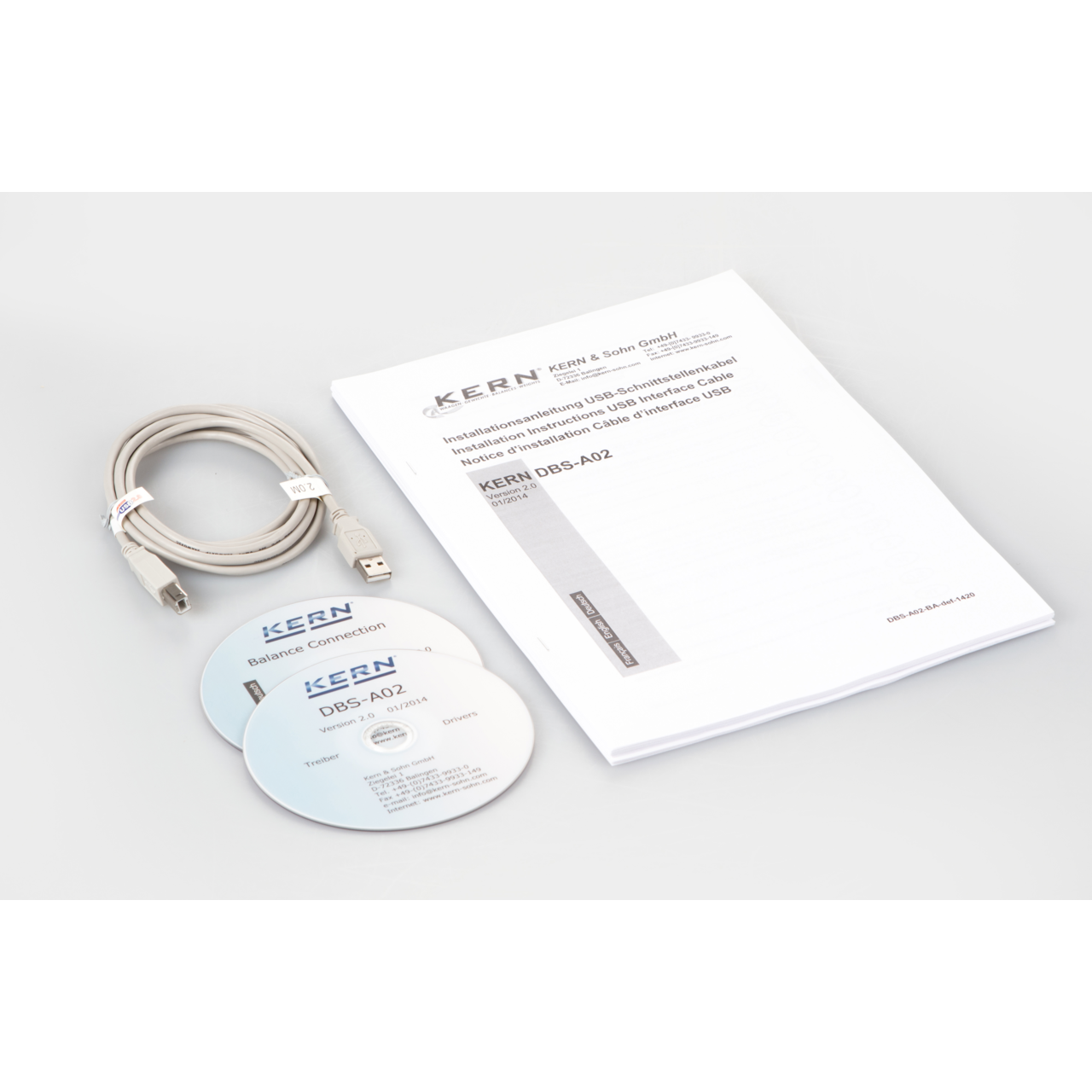 Temperatur-Kalibrierset für DBS-A01.