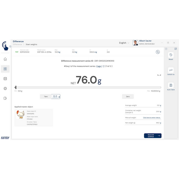 Software EasyTouch SET-22 Difference