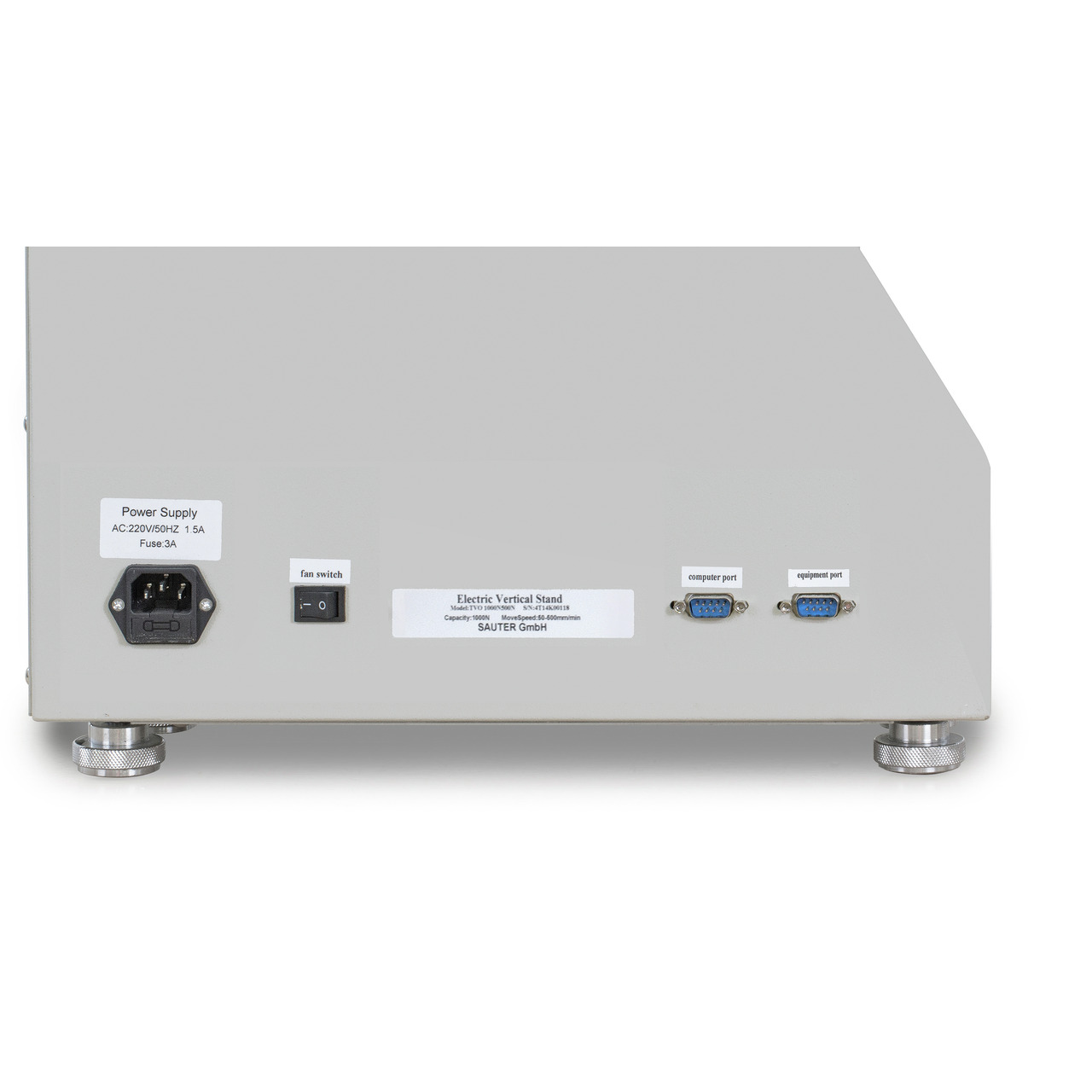 Prüfstandset inkl. Längenmessgerät SAUTER TVO 1000N500S-LD