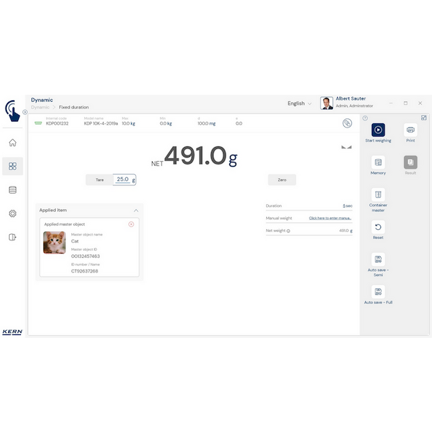 Software EasyTouch SET-05 Dynamic