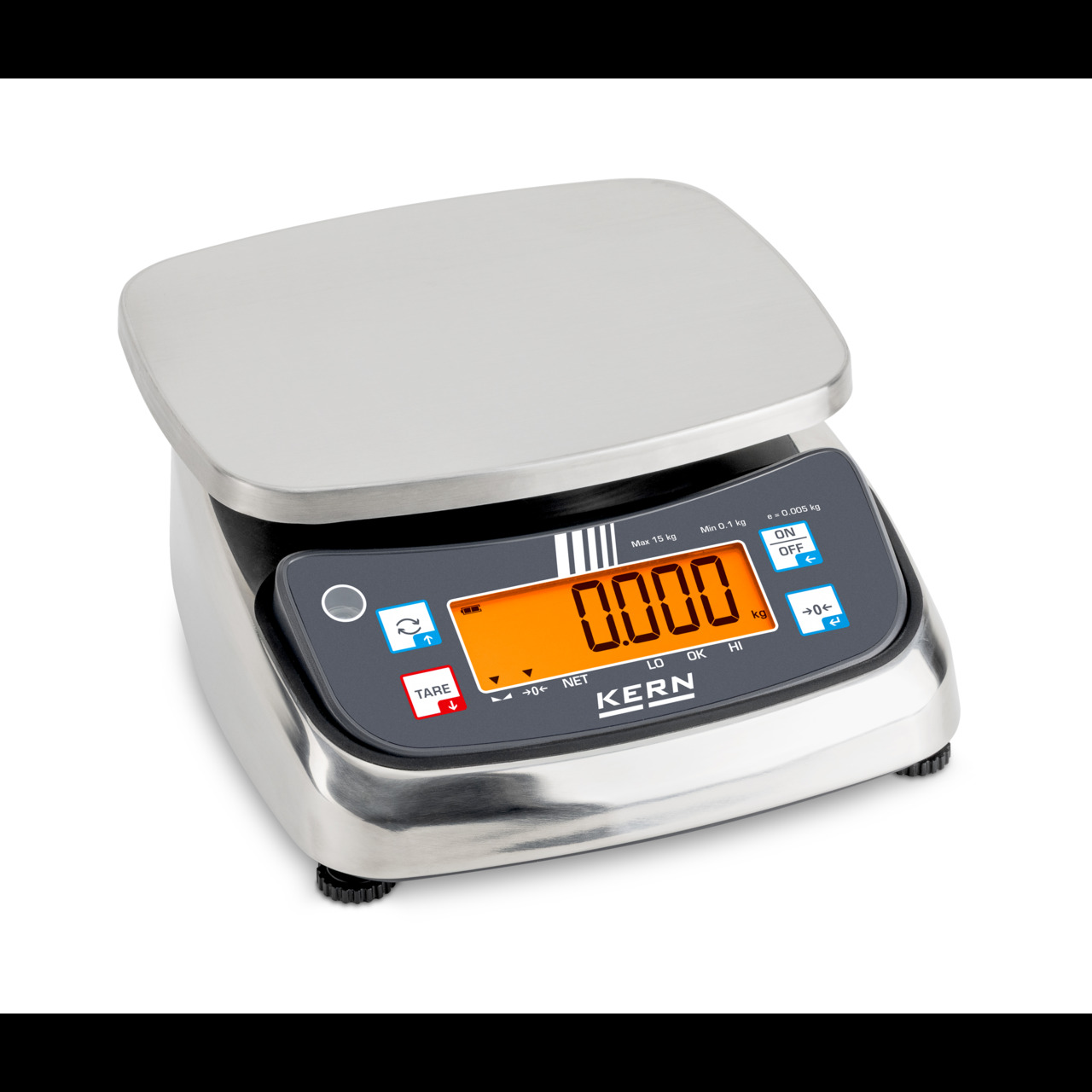 IP-geschützte Tischwaage KERN FPS 15K-3M