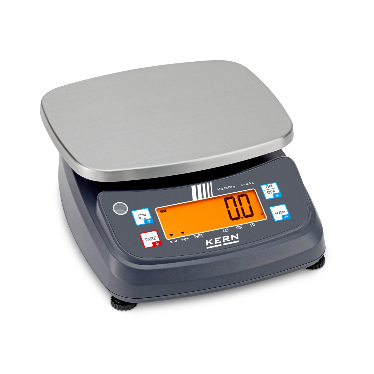 IP-geschützte Tischwaage KERN FPB 6K-3