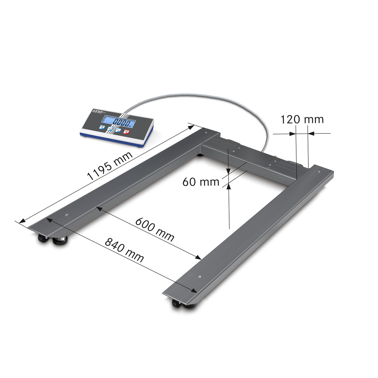 Palettenwaage KERN UIB 600K-1