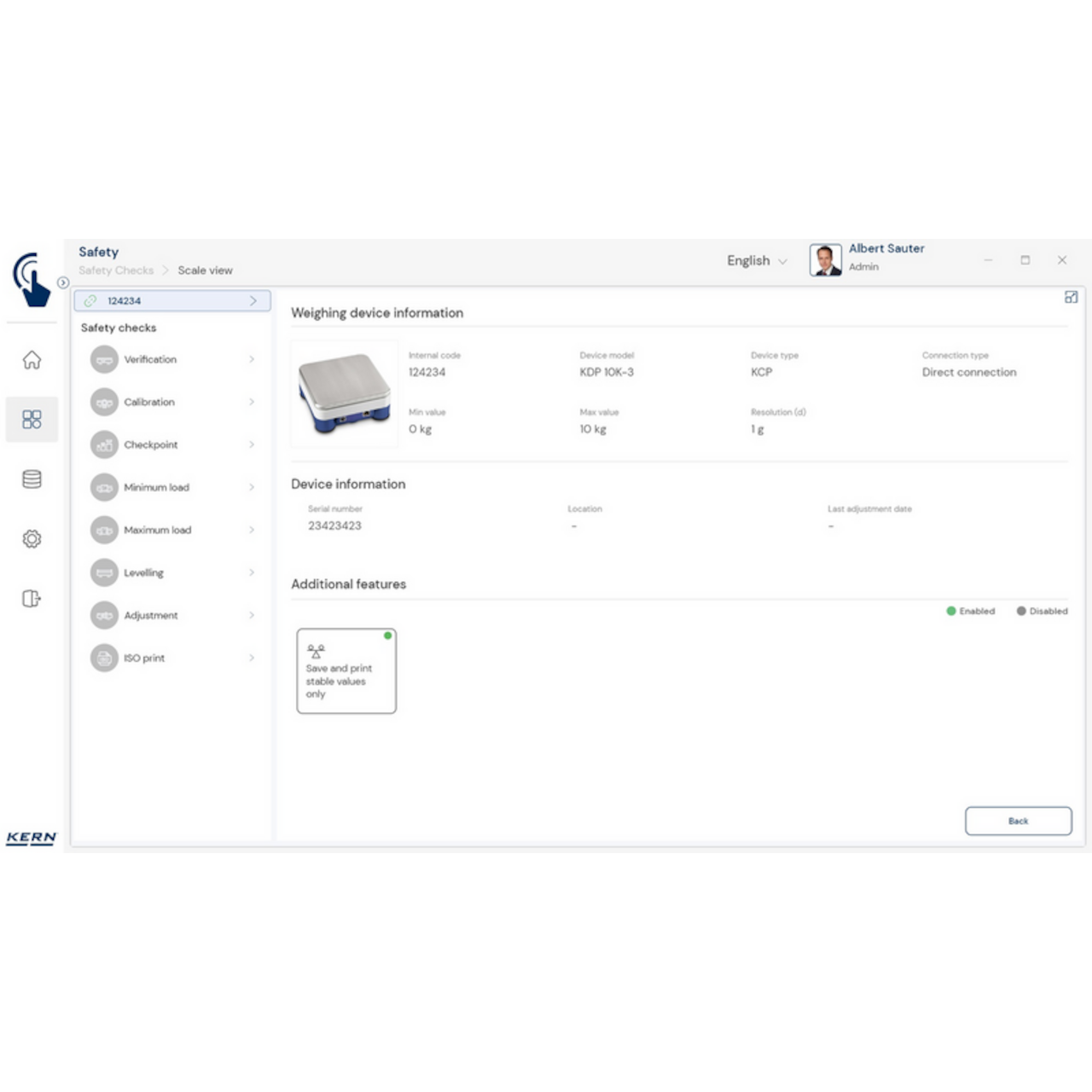 Software EasyTouch SET-11 Safety