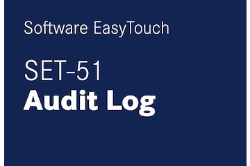 Software EasyTouch SET-51 Audit Log
