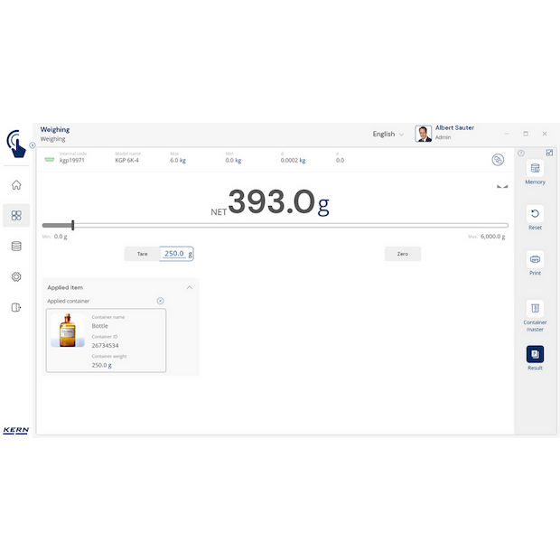 Software EasyTouch SET-18 Container Master