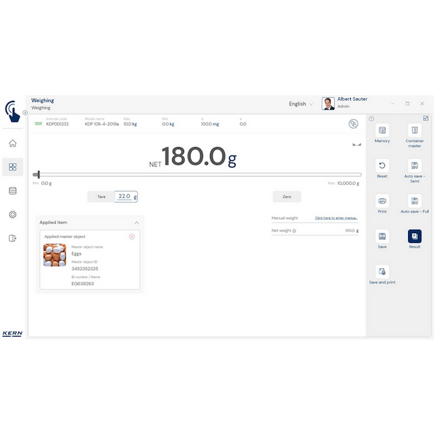 Software EasyTouch SET-01 Base