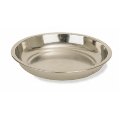 Taraschale aus Edelstahl, ØxH 290x45 mm
