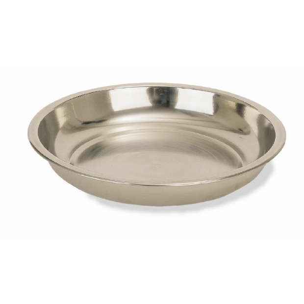 Taraschale aus Edelstahl, ØxH 290x45 mm