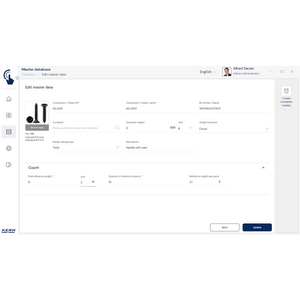 Software EasyTouch SET-32 Count