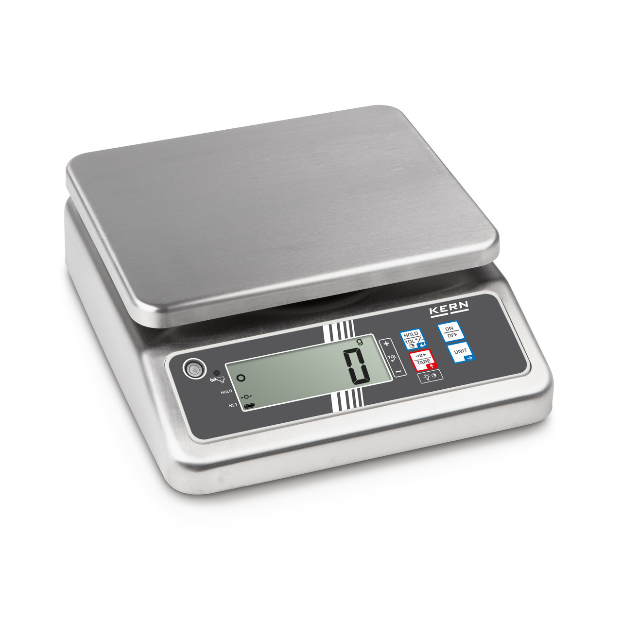 Edelstahl-Tischwaage KERN FOB 3K-3LM