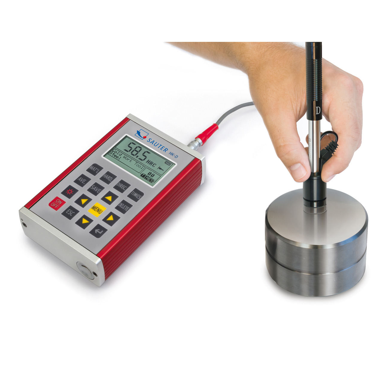 Mobiles Leeb-Härteprüfgerät SAUTER HK-DB