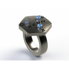 Kalibrierring für Diamanttester und Moissanittester