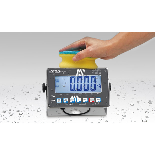 Plattformwaage mit Edelstahl-Auswertegerät KERN IXS 10K-3M
