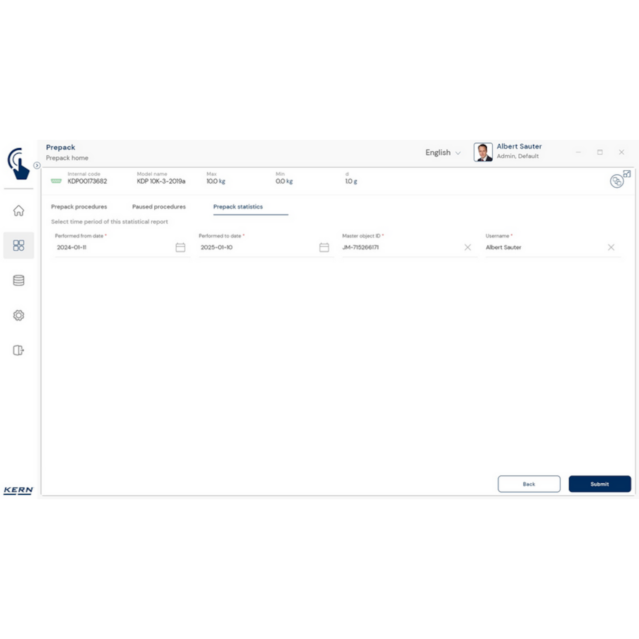 Software EasyTouch SET-17 PrePack