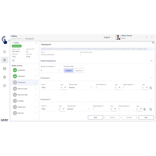 Software EasyTouch SET-11 Safety