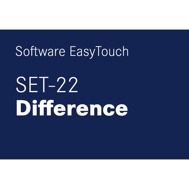 Software EasyTouch SET-22 Difference