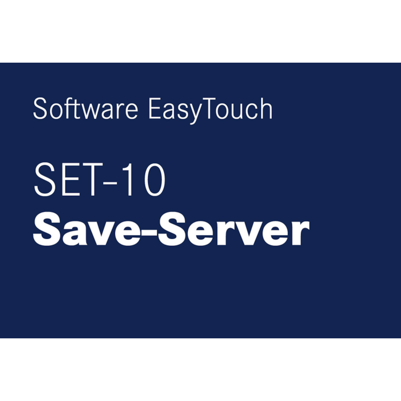 Software EasyTouch SET-10 Save Server