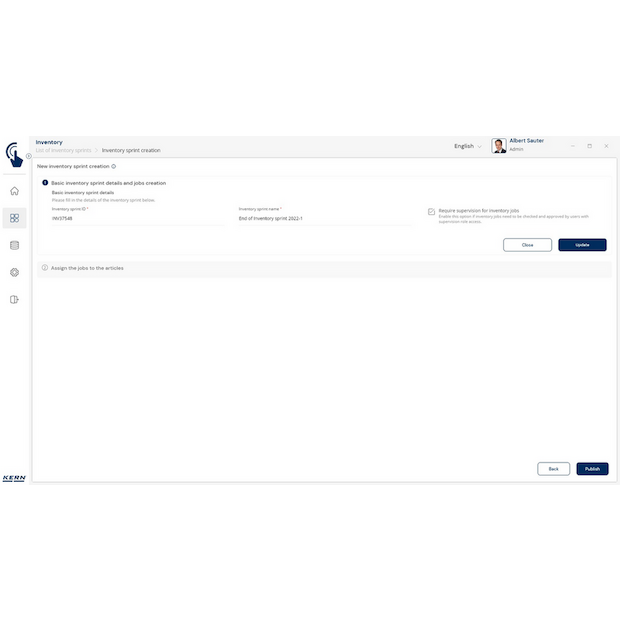 Software EasyTouch SET-52 Inventory