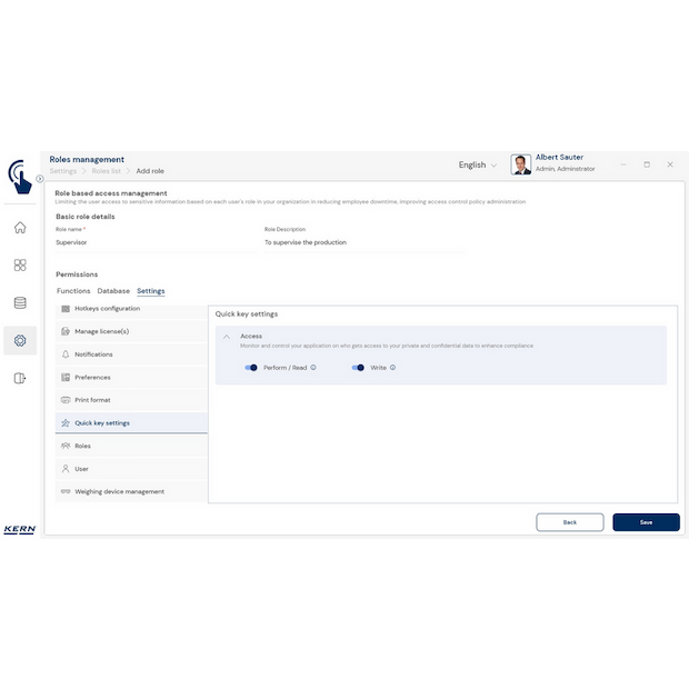 Software EasyTouch SET-311 Quick Key