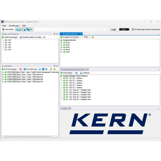Software KERN BalanceConnection SCD-4.0-PRO-DL-AS05