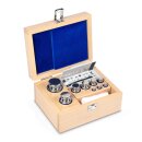 F1 set of weights 1 mg - 1 kg stainless steel, in wooden box