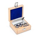 F1 Set of Weights 1 g - 200 g Stainless steel, in wooden box