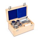 F1 Set of Weights 1 g - 2 kg Stainless steel, in wooden box