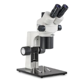 Stereo-Zoom Mikroskop (Koaxial) Trinokular Parallel: 1,8-6,5x: HSWF10x23: 2W LED