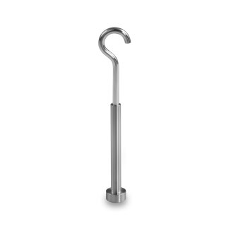 Carrier bar for slotted weights, 10 g finely turned aluminium