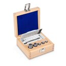 E1 Set of Weights, 1 mg - 100 g stainless steel,  in wooden box