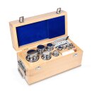 E2 Set of weights 1 mg - 5 kg in Wooden box, stainless steel