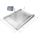 Industrial scale - stainless steel Max 600 kg: e=0,2 kg:...