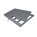 Weighing bridge stainless steel 1000x1000x80 mm: Max 600 kg: e=200 g: d=200 g: