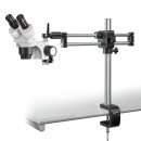 Holder for stereomicroscope stand with adjustable tension of the handwheel