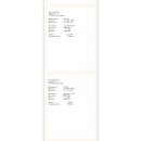 Roll of labels for KERN YKE-01, 105×48 mm, 45 labels