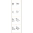 Rollo de etiquetas para KERN YKE-01, 105×48 mm, 45 etiquetas