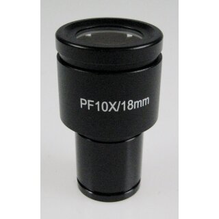 Okular (Ø 23.2 mm): WF 10× / Ø 18.0 mm (mit Skala 0,1 mm) (justierbar)
