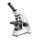 Durchlichtmikroskop (Schule) Monokular Achromat 4/10/40: WF10x18: 1W LED