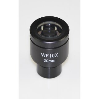 Ocular (Ø 23.2 mm): WF 10× / Ø 20.0 mm  (reticule 0,1 mm)  (adjustable)