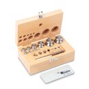 M1 set of weights 1 mg - 200 g stainless steel, in box