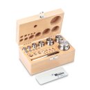 M1 set of weights 1 mg - 500 g stainless steel, in box